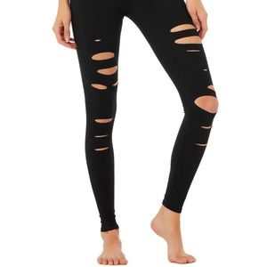 Alo Warrior Ripped Legging Size small